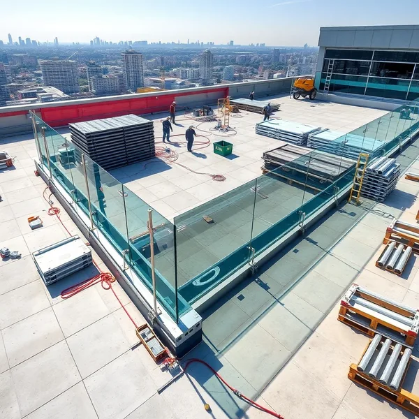 Rooftop Glass Railings