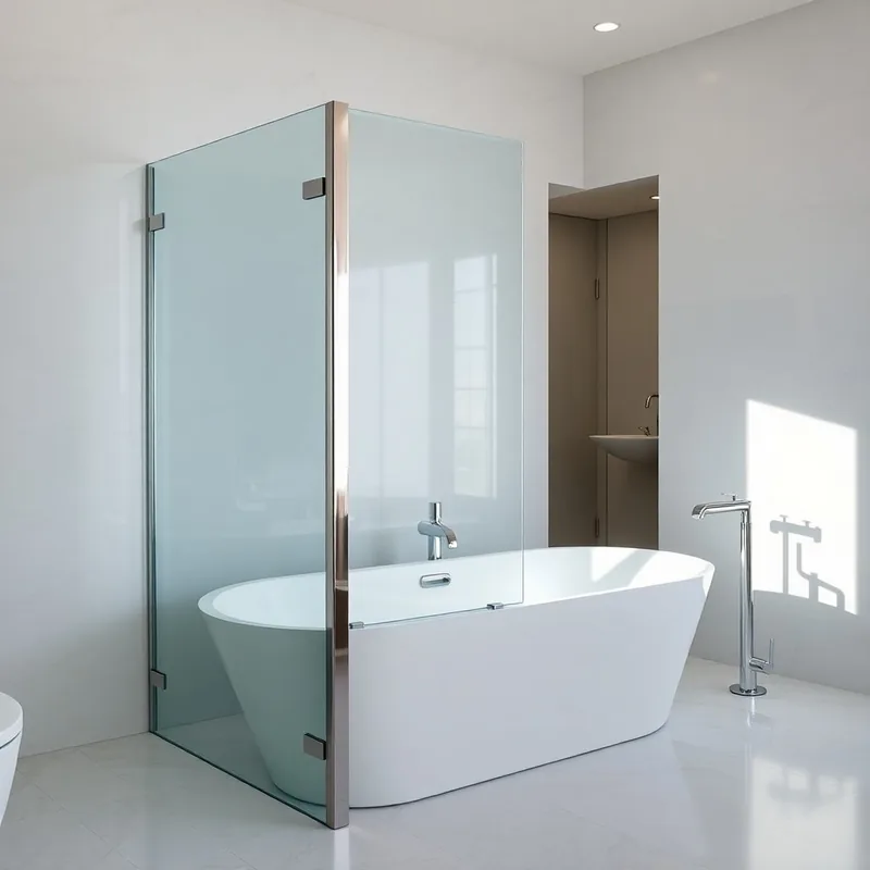 Crystal-Clear Bathtub Glass Enclosures - Licensed